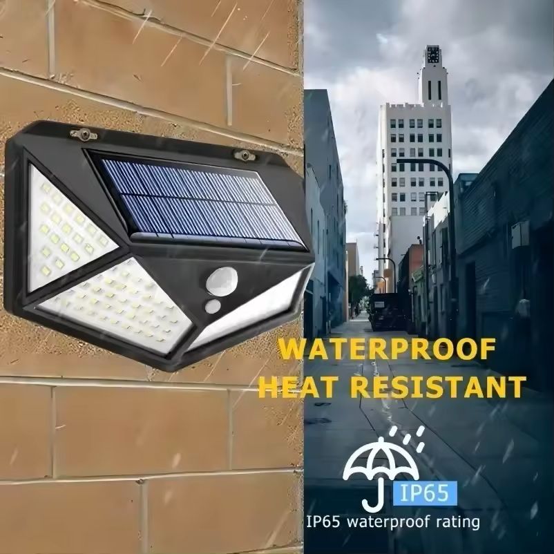 Solar Motion Sensor LED Light for Garden & Outdoor Decoration