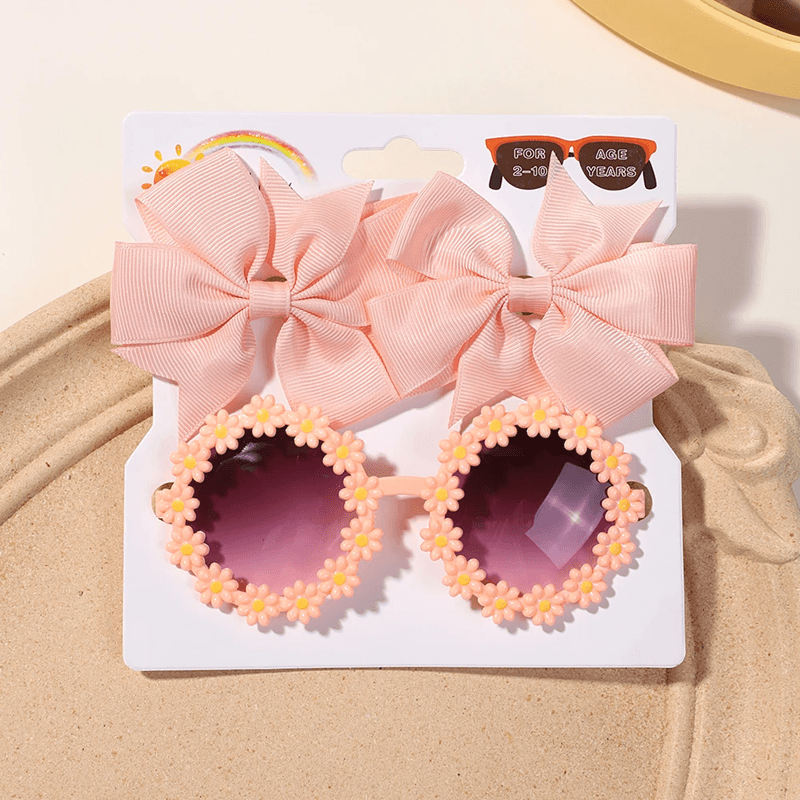 SunBlossom Kids Hair and Sunglasses Set