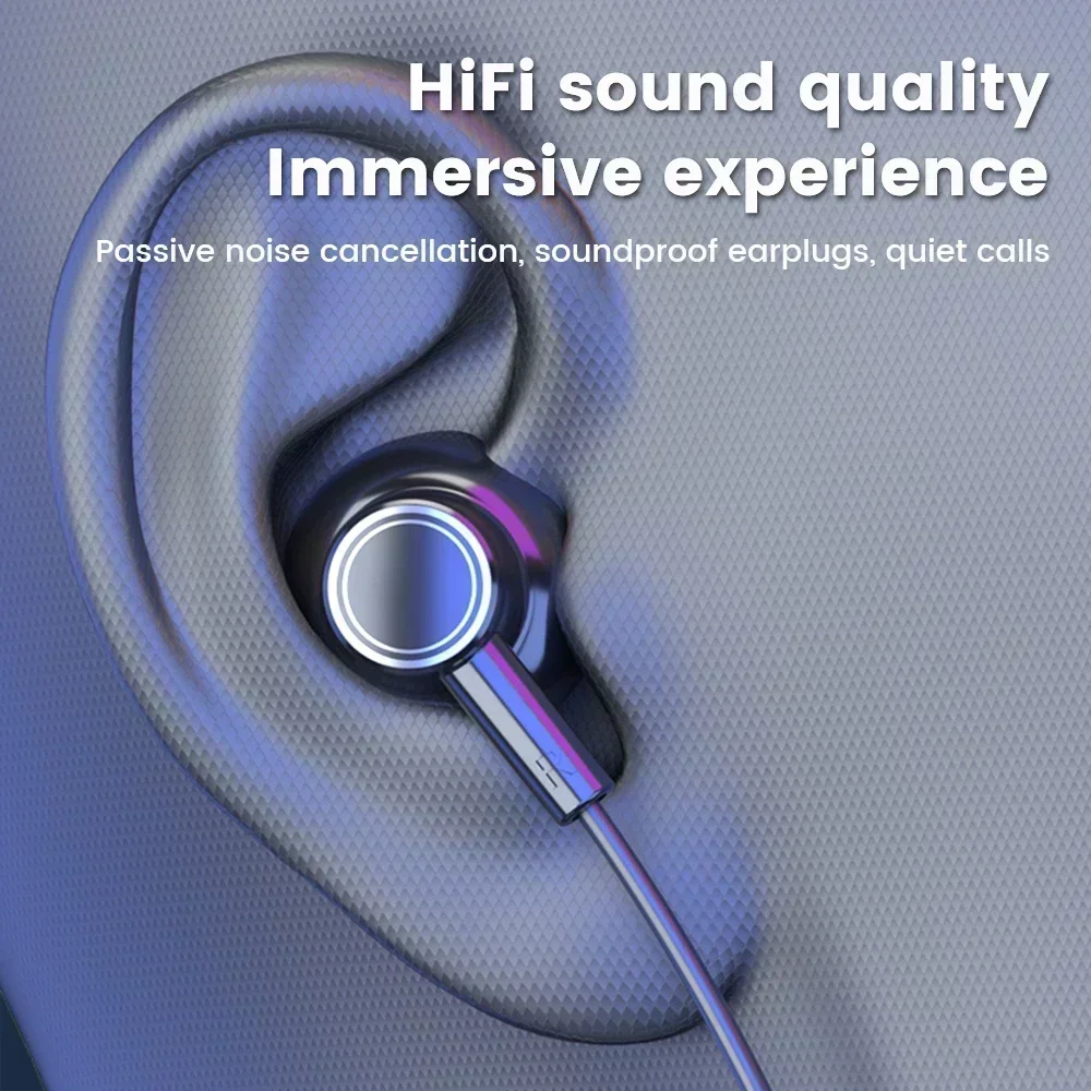 LED Display Bluetooth Neckband Headphones with Mic and TF Card