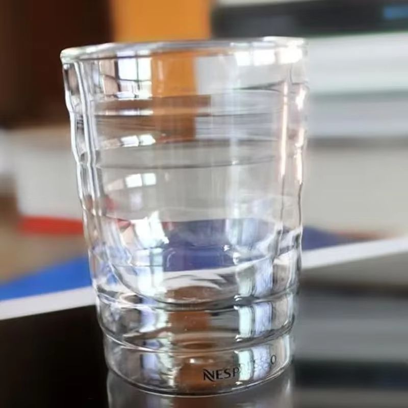 Nespresso Double Wall Glass Coffee Mug – Heat Resistant Transparent Tea & Coffee Cup