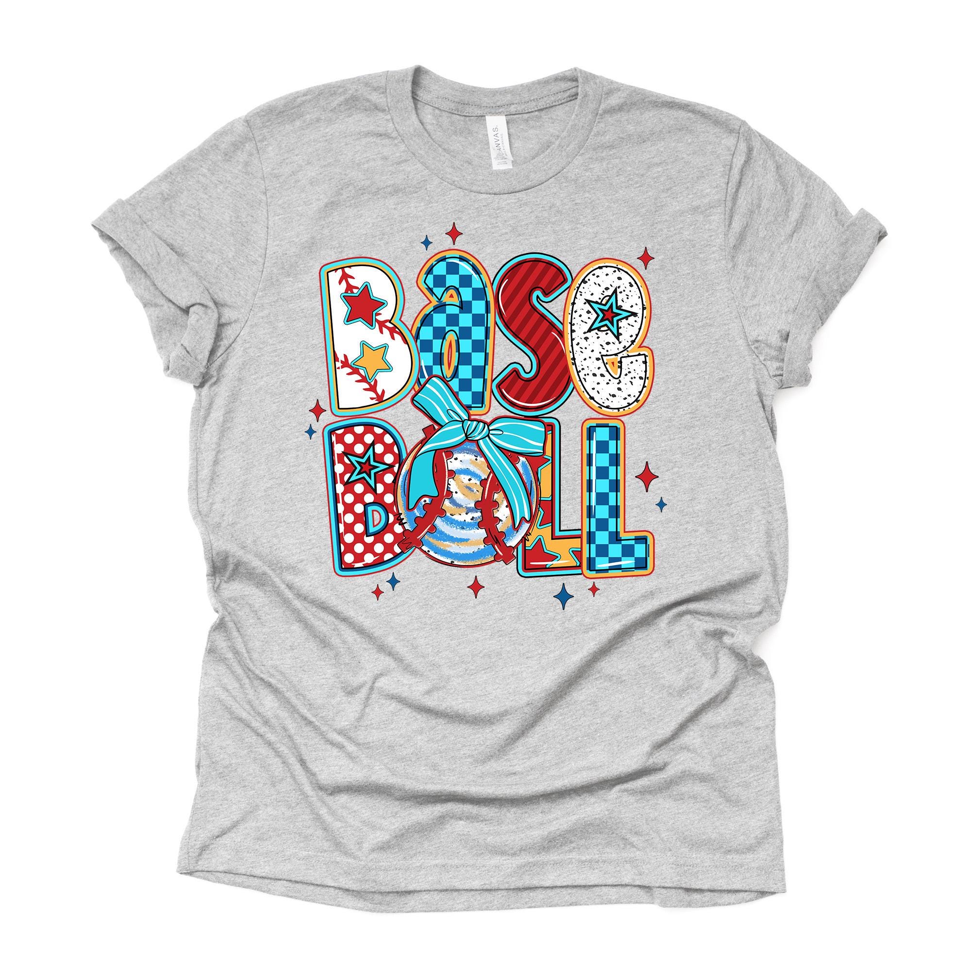 Baseball Coquette T-Shirt, Unisex Bella Canvas, 9 Colors