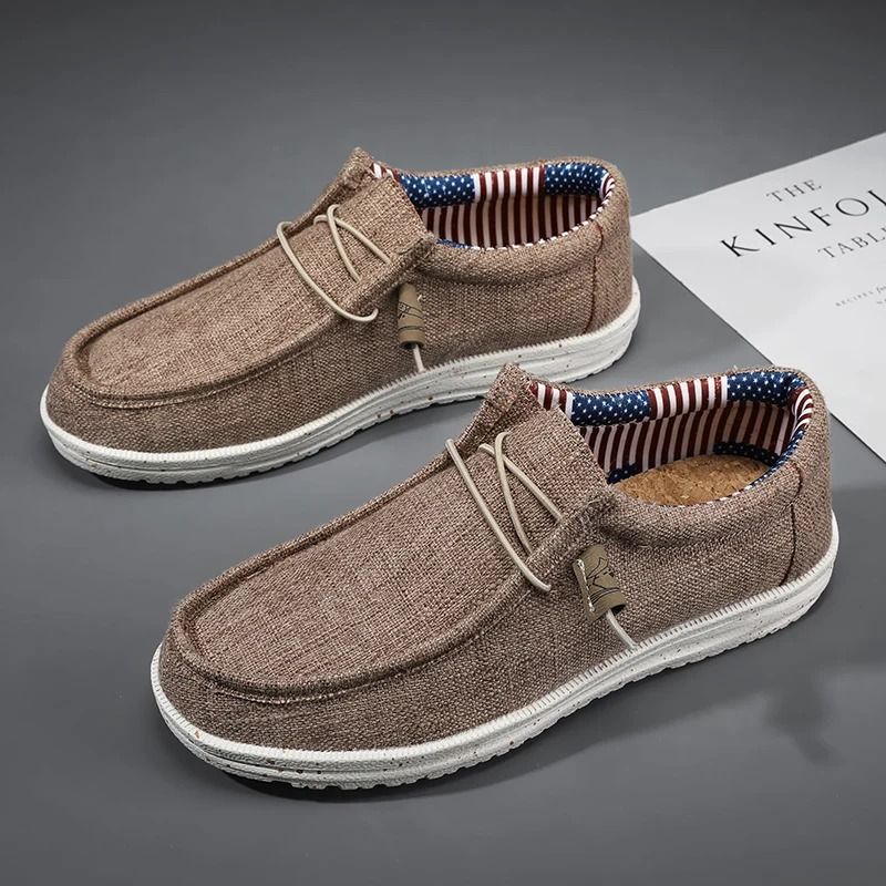 Breathable Canvas Walking Flats
