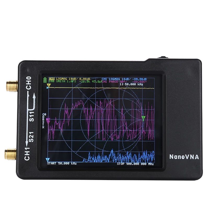 2.8in NanoVNA-H 1.5GHz Portable Vector Network Antenna Analyzer