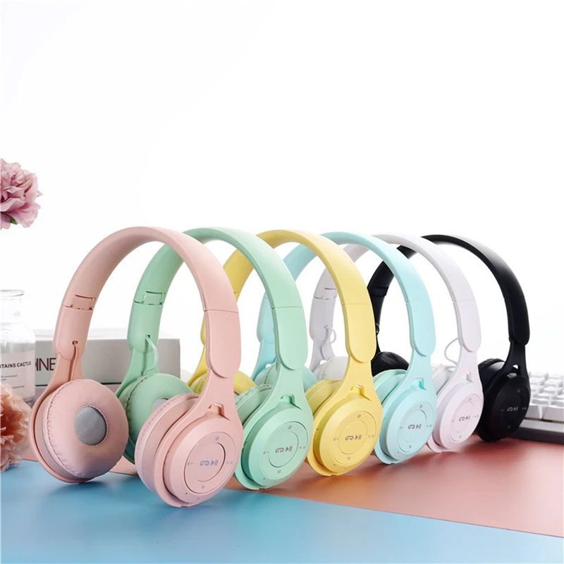 Macaron Y08 Wireless Bluetooth Gaming Headphones with Mic