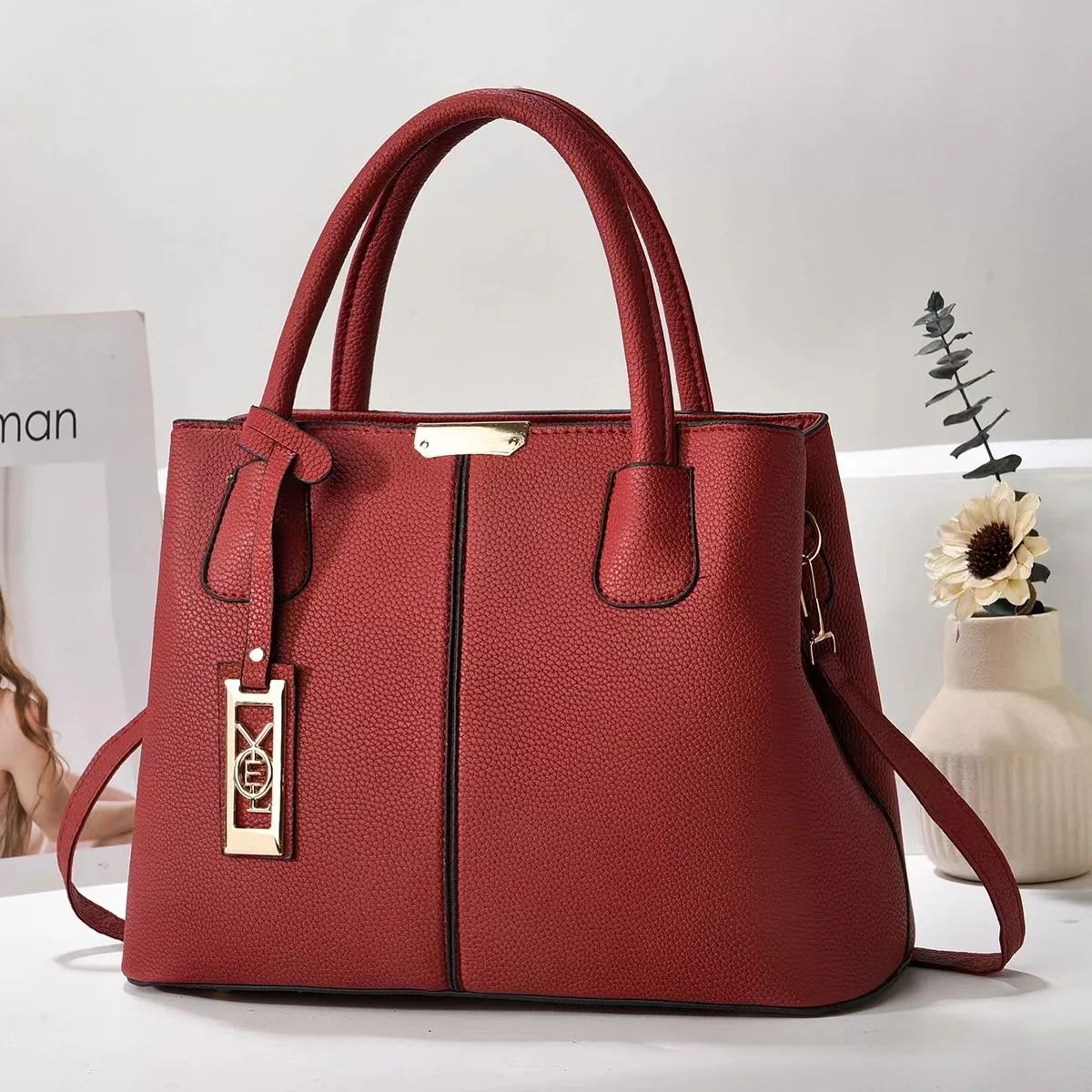 Luxury Style Womens Leather Handbag