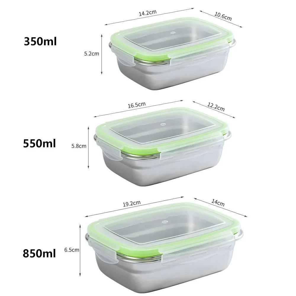 Premium Stainless Steel Bento Box Set – Leak-Proof, Food-Grade Storage for Home, Work & School