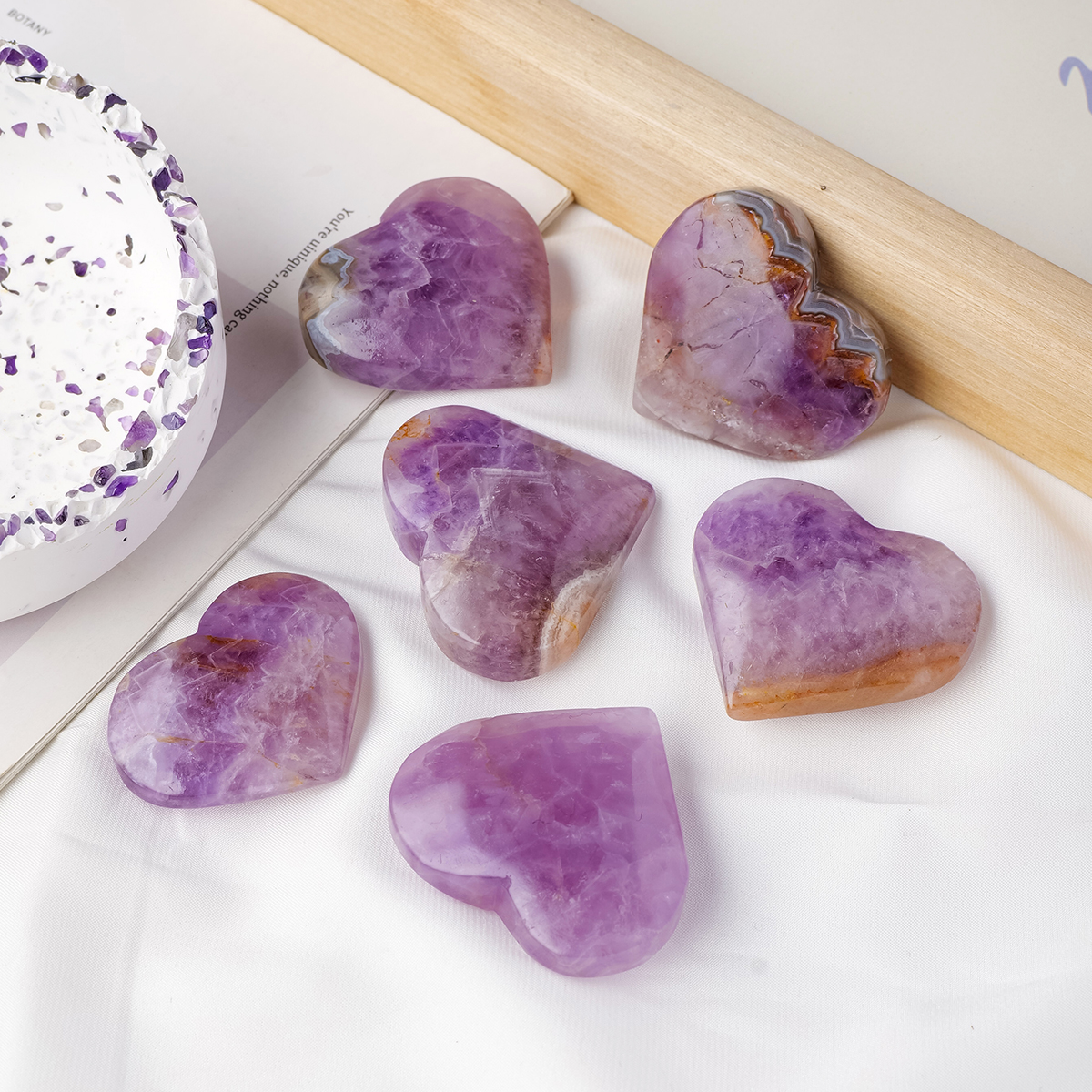 Reiki Healing Love Spiritual Meditation Feng Shui Druzy Home Ornament
