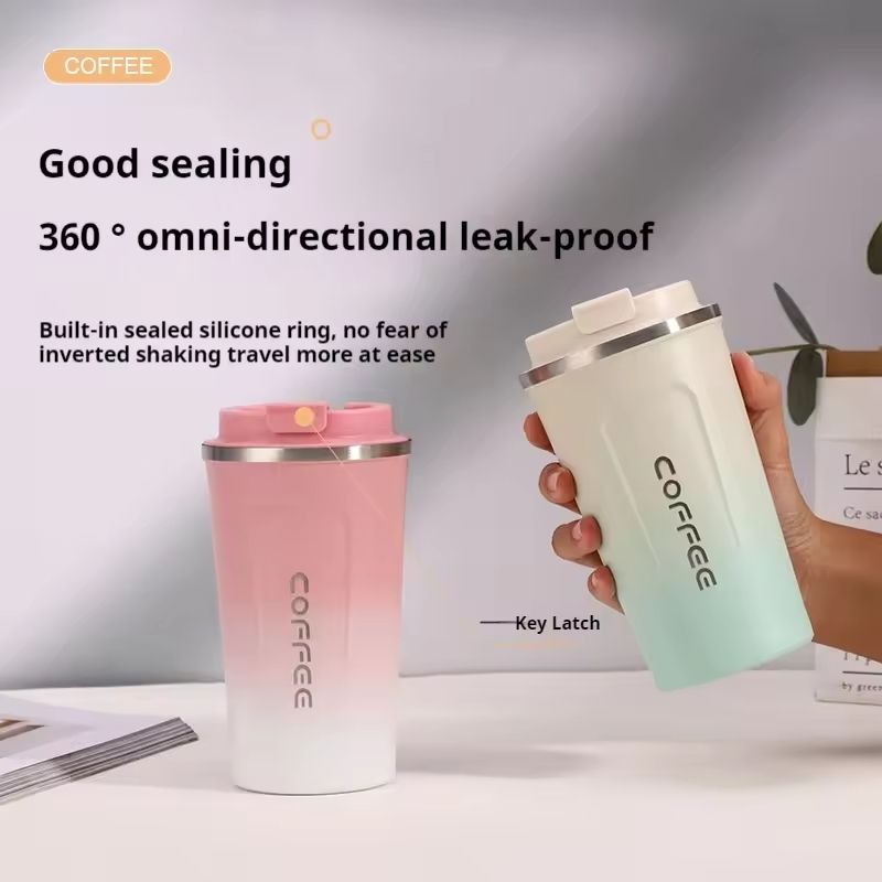 Intelligent Digital Temperature Display Travel Coffee Mug with Vacuum Insulation