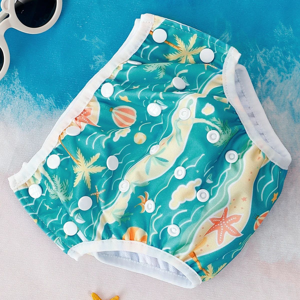 Kangobaby Reusable Baby Swim Diaper Adjustable Washable Swim Pants