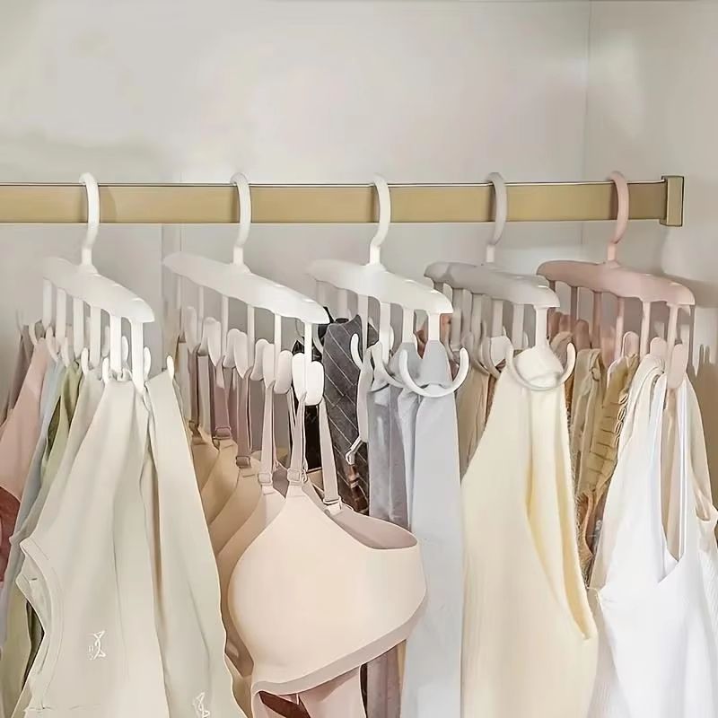 12-Hook Rotating Closet Hanger – Space-Saving Organizer for Ties, Belts, Scarves & Accessories