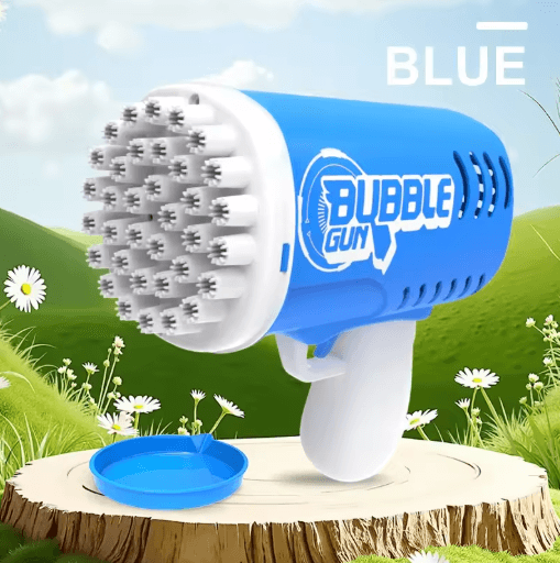 35 Hole Childrens Bubble Gun Battery Free High Output Party Bubble Blaster