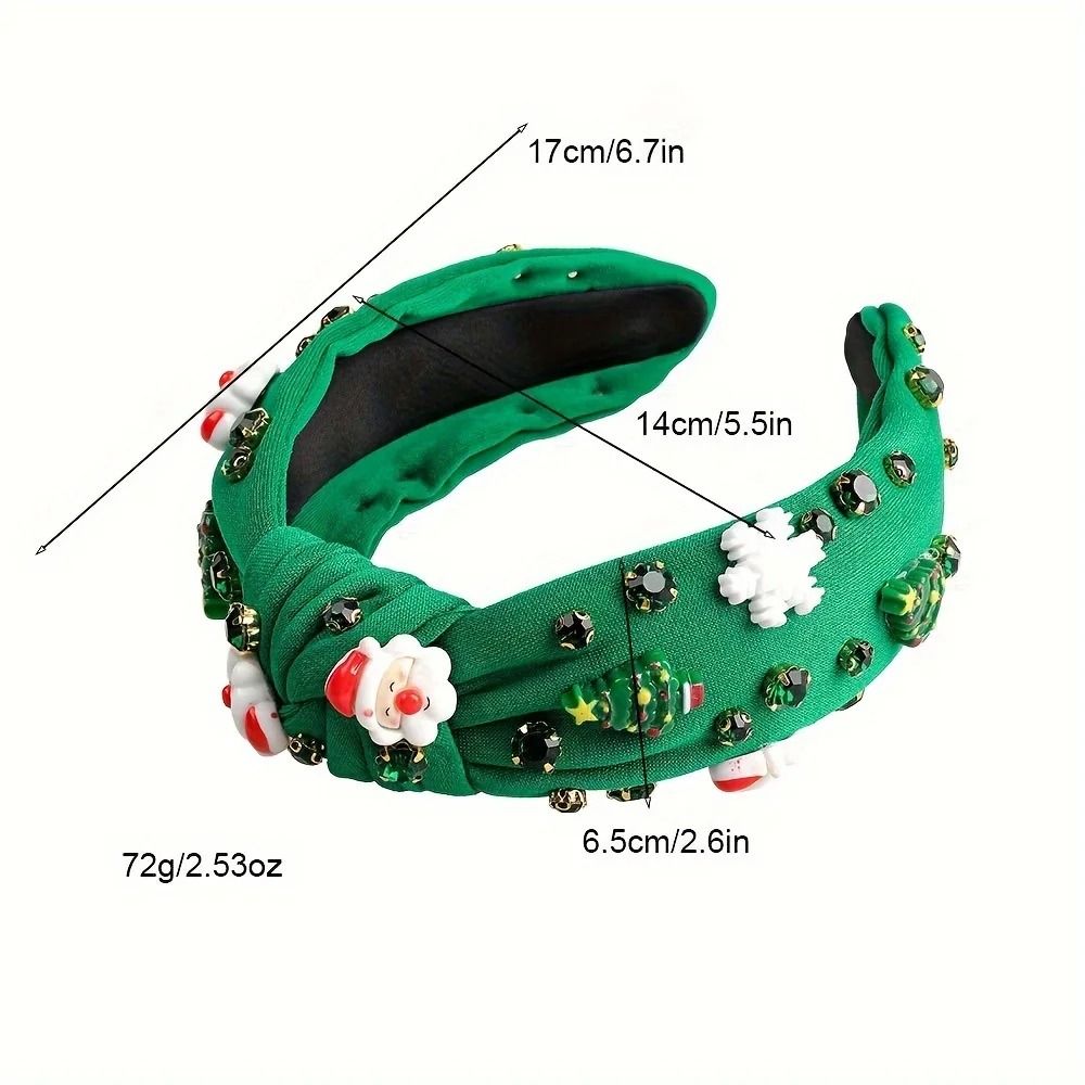 Holiday Christmas Rhinestone Headband