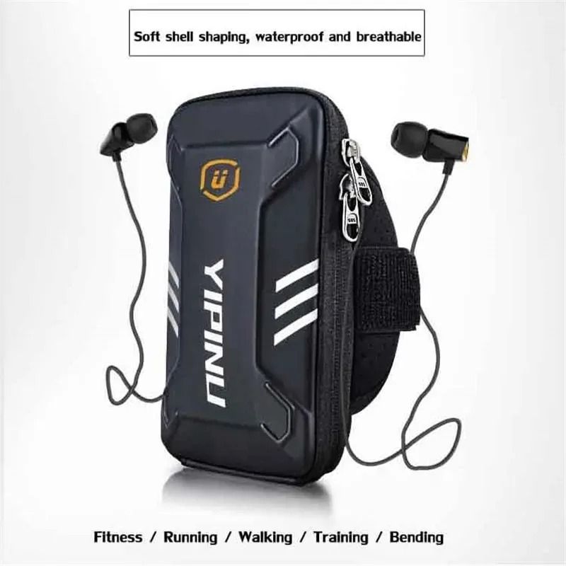 Waterproof Running Phone Holder Arm Bag Shockproof Luminous Mobile Armband