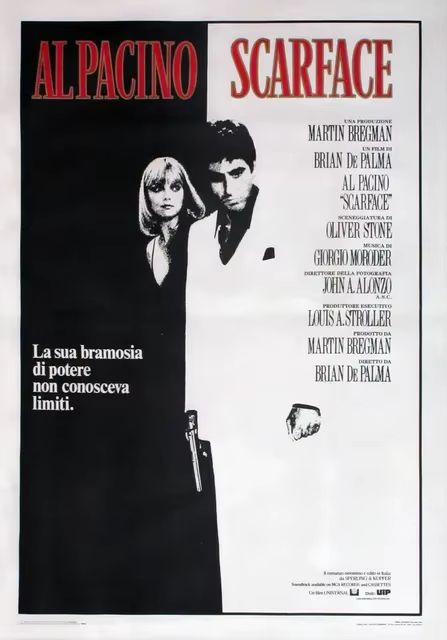 Scarface Tony Montana Canvas Poster Gangster Movie Wall Art Print