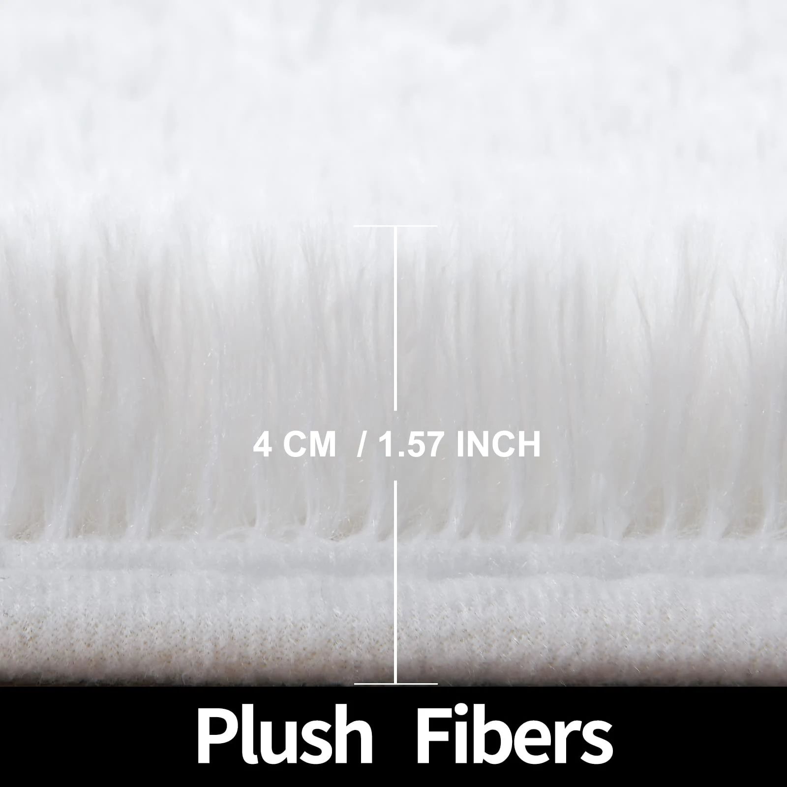 Soft Fluffy Kids Play Rug Round Nursery Carpet