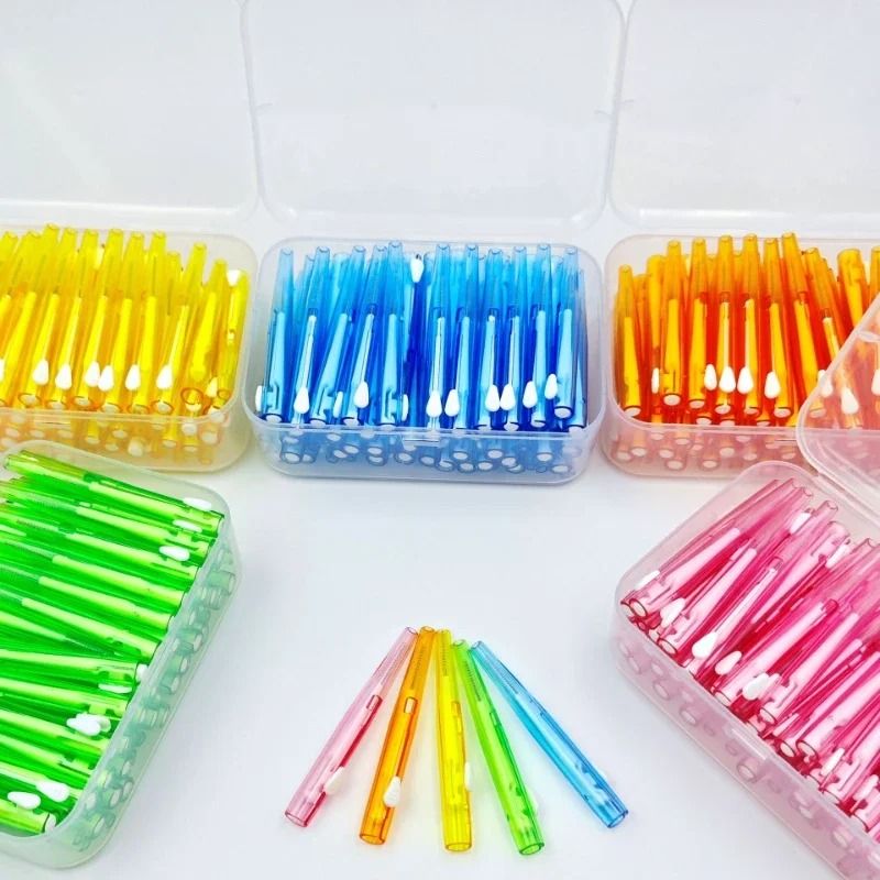 Curved Interdental Cleaning Brush Set – 20 Piece Dental Care Kit