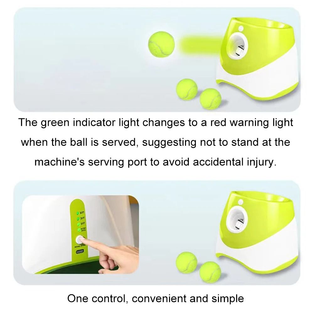 Automatic Dog Tennis Ball Launcher Rechargable