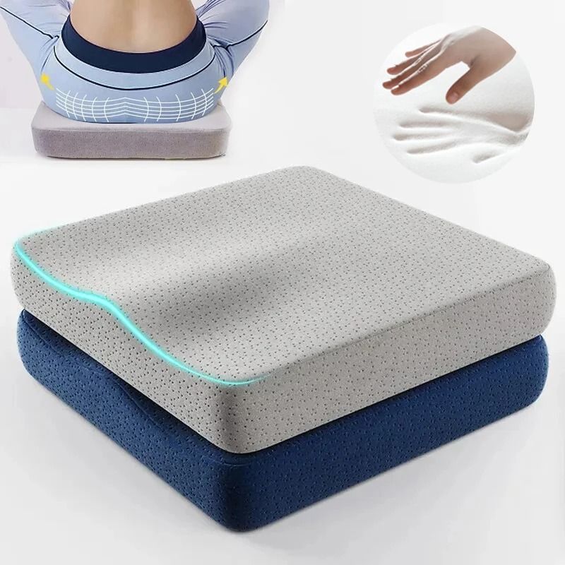 Ergonomic Memory Foam Office Cushion for Chair Car and Tailbone Support