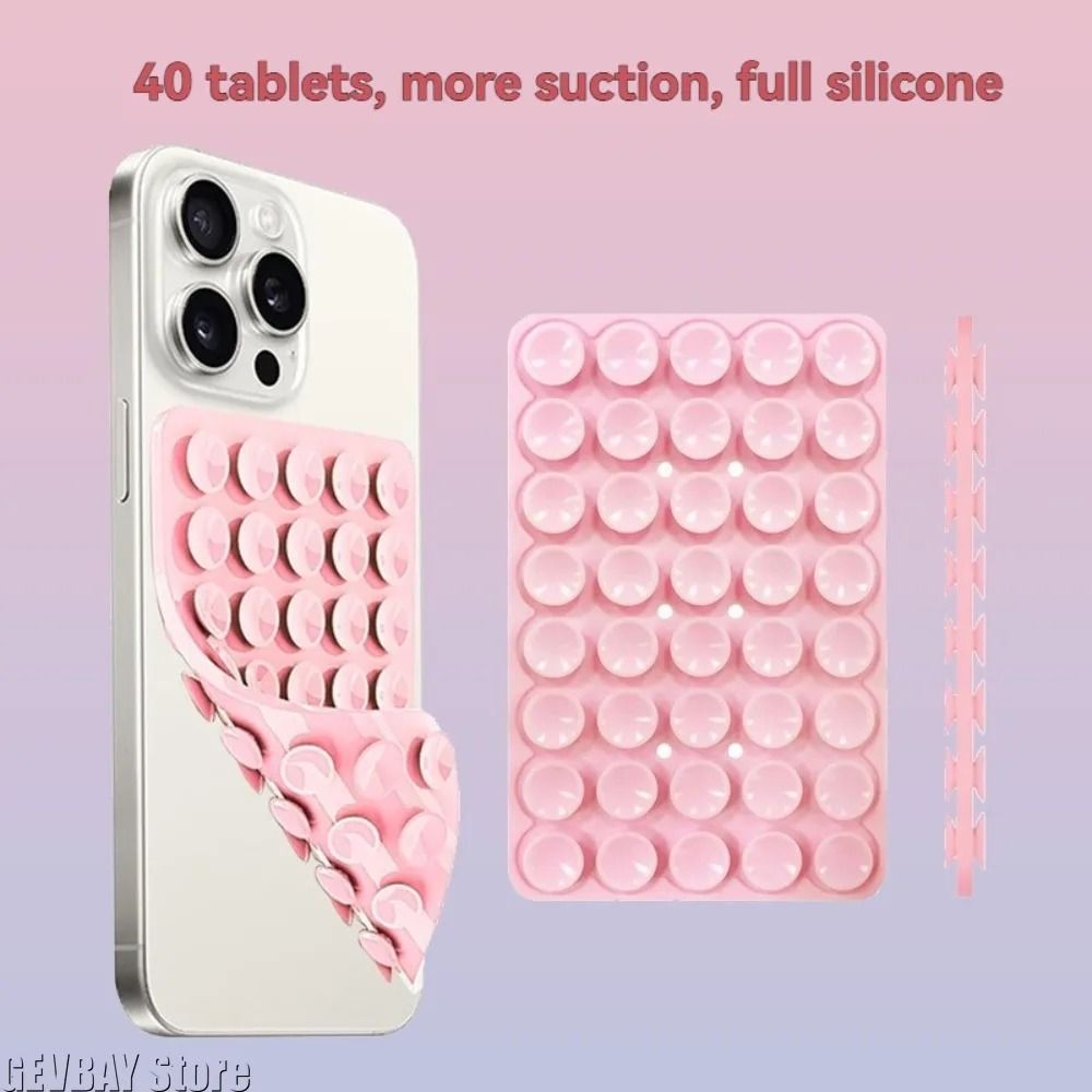 Suction Cup Phone Stand Interface – Double-Sided Silicone Grip – High-Yield Device Interaction Hub