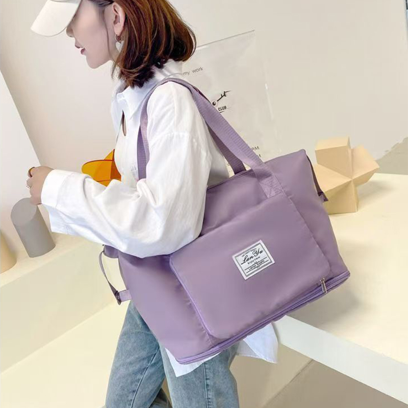 Expandable Foldable Travel Bag Waterproof Weekender Carry On Duffel