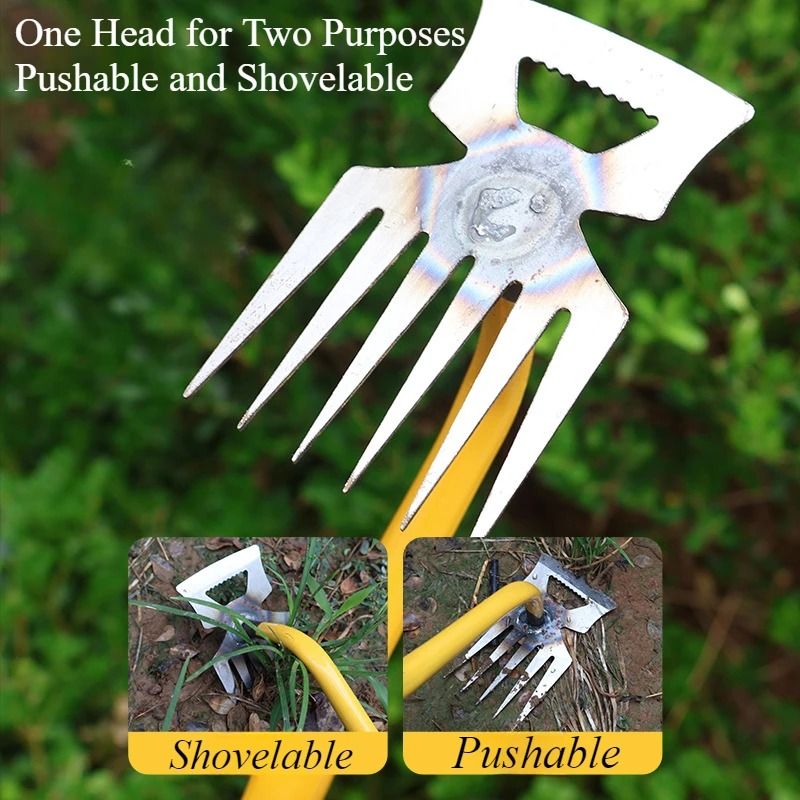 Heavy Duty Steel Manual Weeding Rake