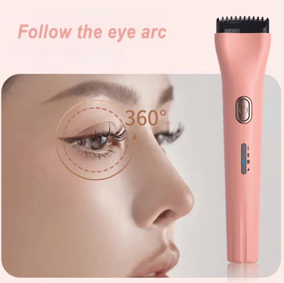 Portable 5D Heating Curling Electric Eyelash Curler – 3-Mode Heated Lash Perm Makeup Tool