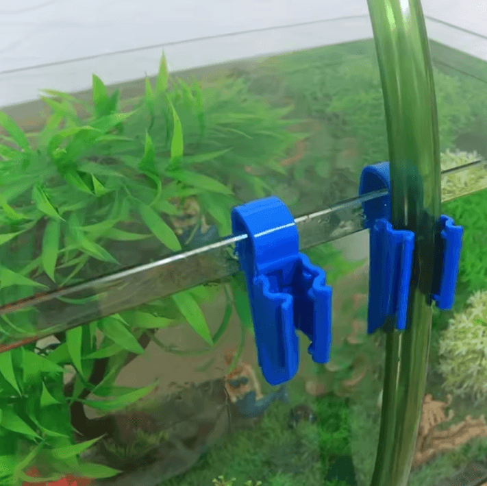 Aquarium Filtration Pipe Holder & Flow Control Clamp – Syphon Tube Clip for Fish Tank & Home Brew Bucket