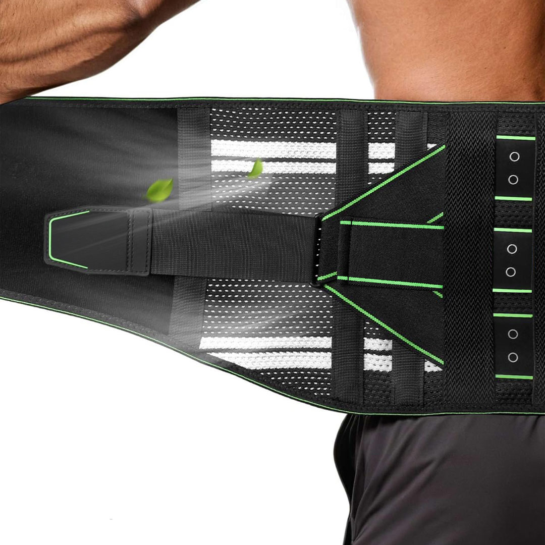 Back Support Belt for Lower Back Pain Relief Herniated Disc Lumbar Brace for Men & Women