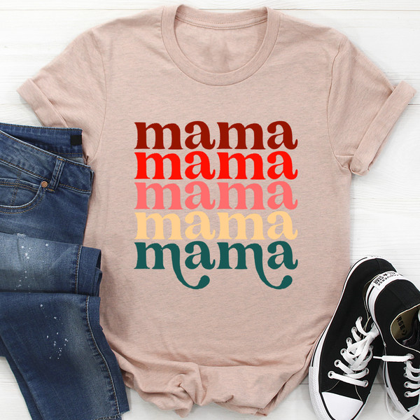 Mama Vintage Colors Tee