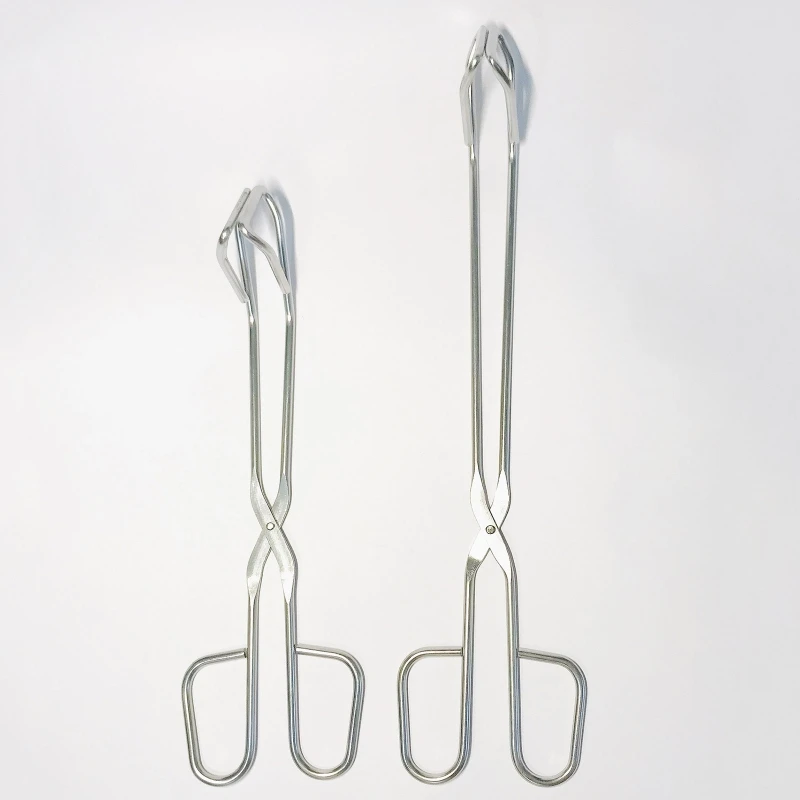 Heat Resistant Barbecue Clip, Hollow-Out Food Tongs, Stainless Steel BBQ Accessories for Kitchen and Outdoor Cooking