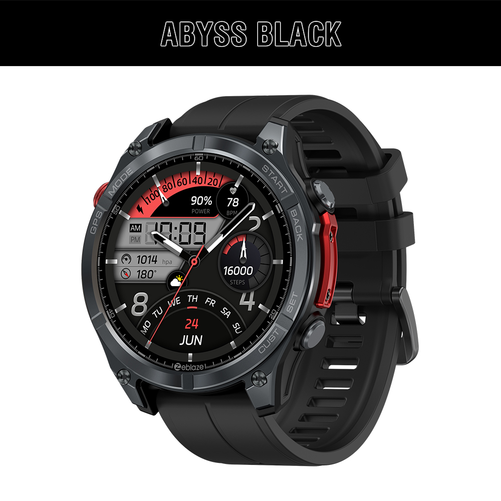 NEW GPS Smartwatch Screen with Compass Barometric Altimeter Flashlight Voice Calling