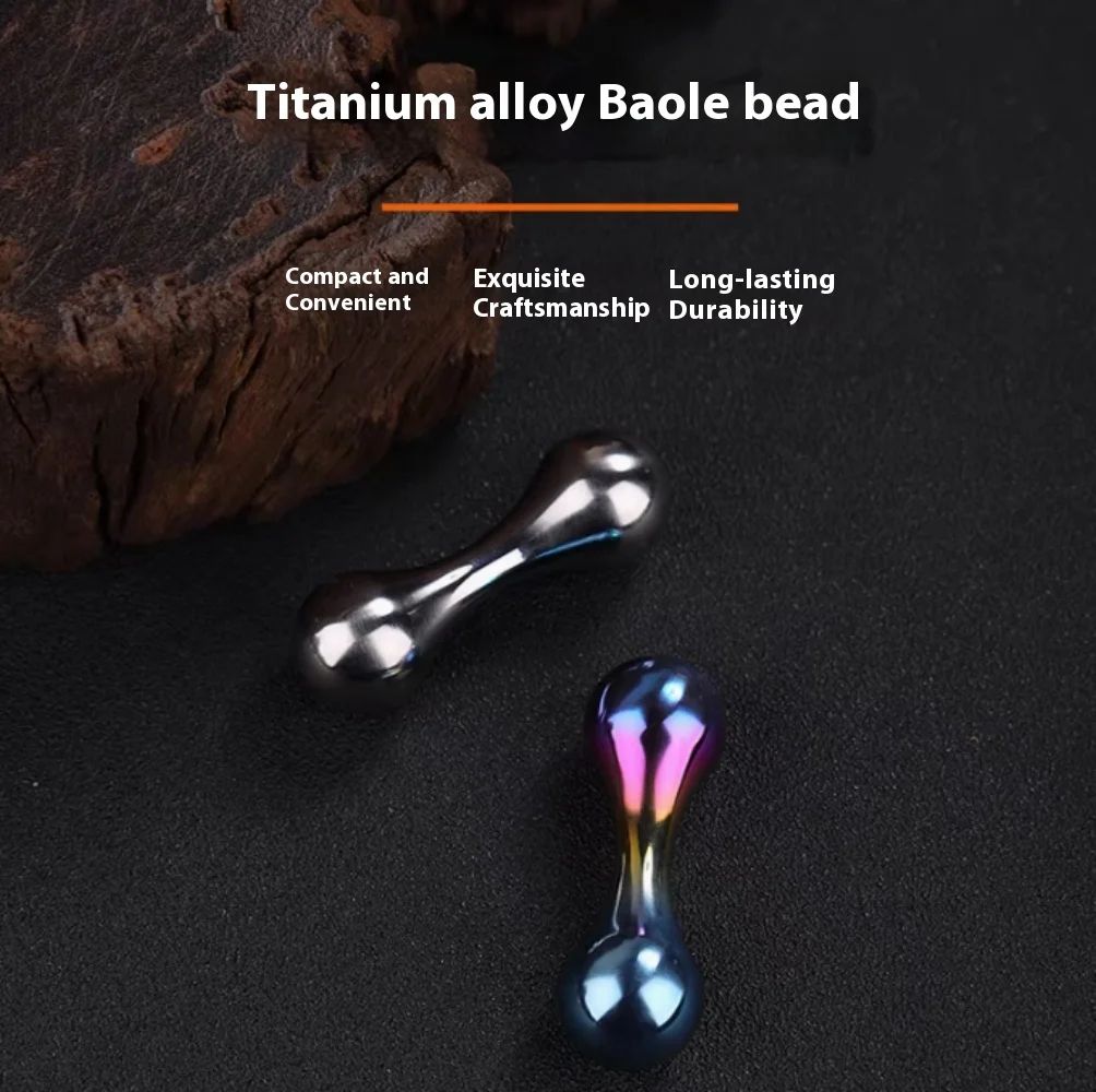 Titanium Fingerbone Begleri Gyroscope EDC Fidget Toy for Stress Relief and Focus