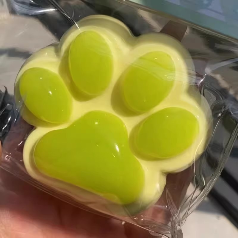 Cat Paw Squishy Stress Relief Fidget Toy for Kids and Adults