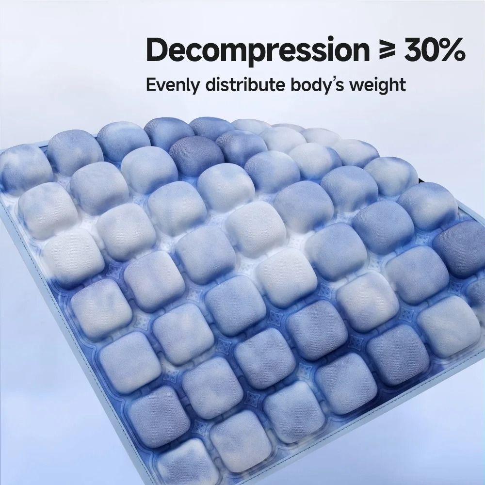 3D Inflatable Ergonomic Chair Cushion for Long Sitting Car Office Relief