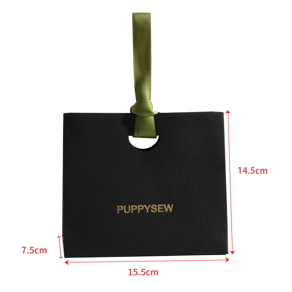 Elegant Paper Jewelry Packaging Tote Bags Stylish Lipstick Storage Handbag for Weddings Parties & Gifts