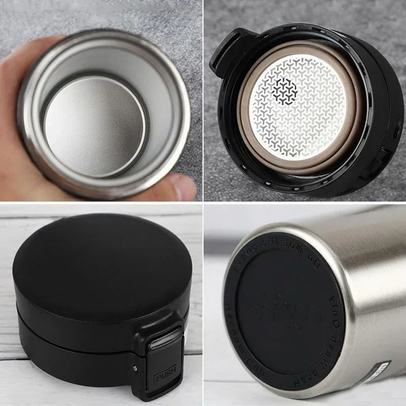 304 Stainless Steel Double Wall Vacuum Mug Leak Proof Thermal Flask