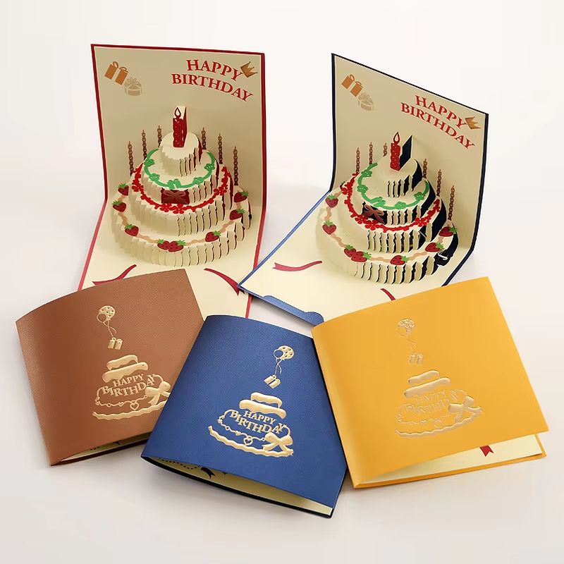 3D Pop-Up Musical Greeting Card – Birthday & Wedding LED Gift Card with Envelope