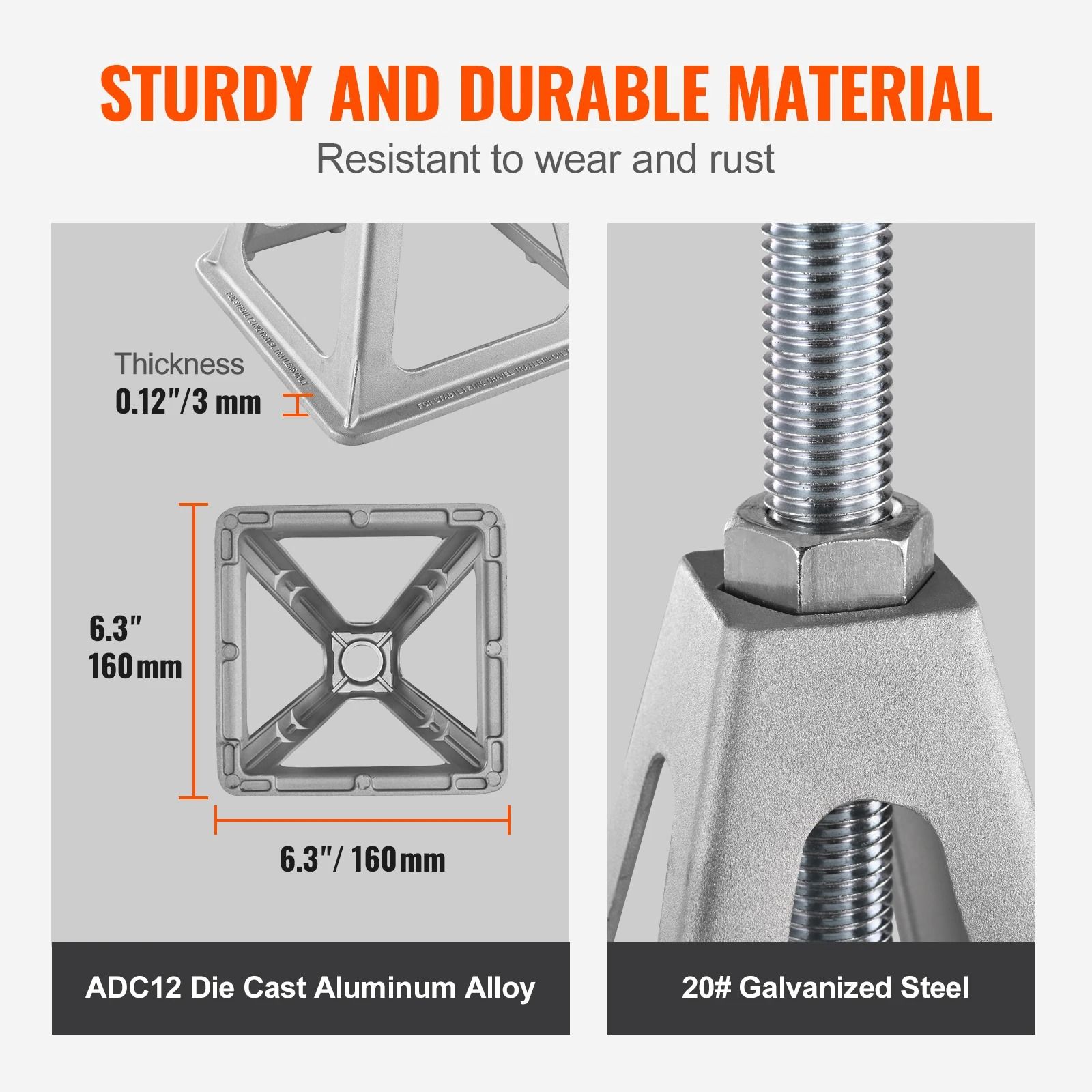 RV Stabilizer Jacks 4 Pack Aluminum Leveling Jacks