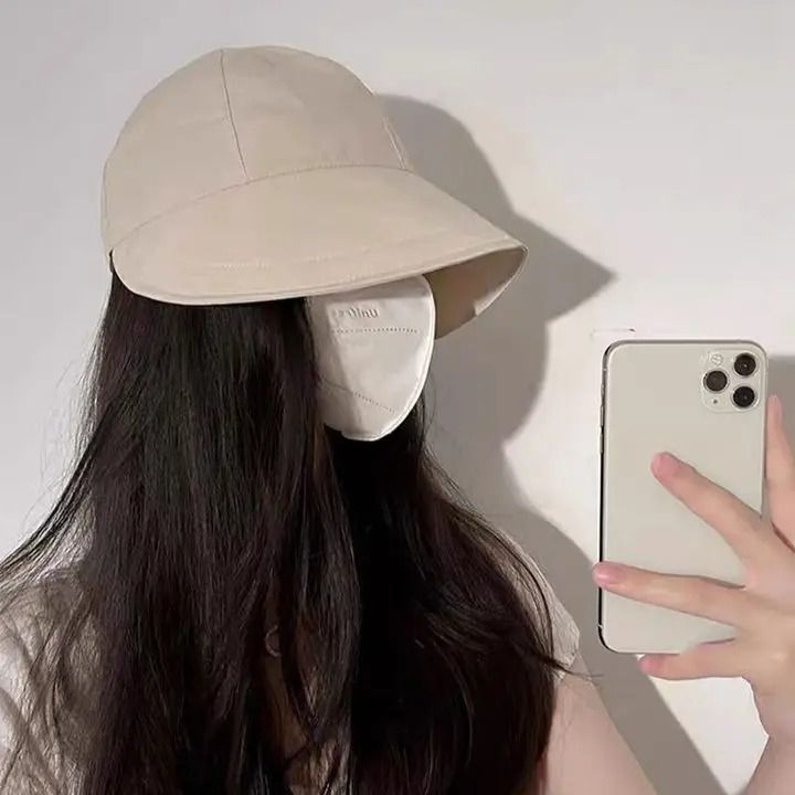 Womens Foldable Wide Brim Sun Hat Adjustable Summer Beach Bucket Cap