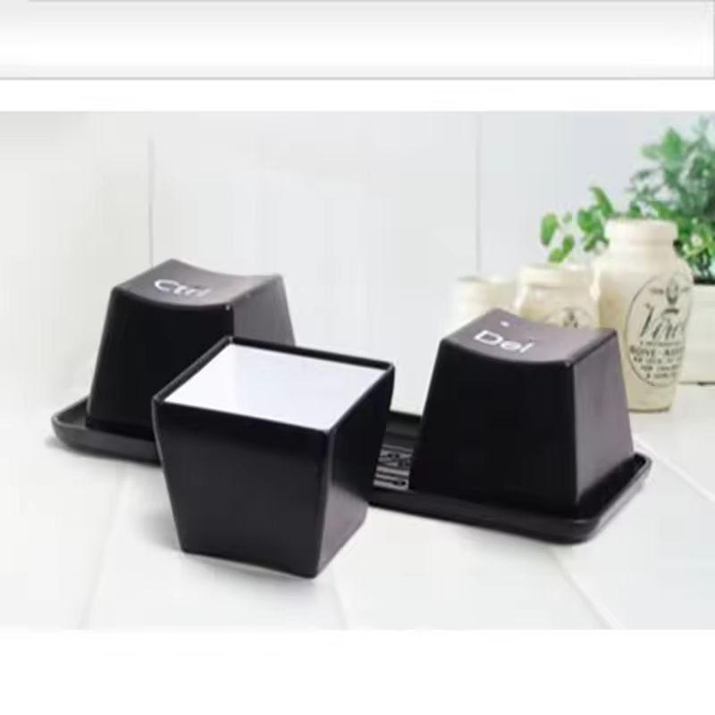 Keyboard Key Mug Set – Ctrl Alt Del Desk Cup Trio