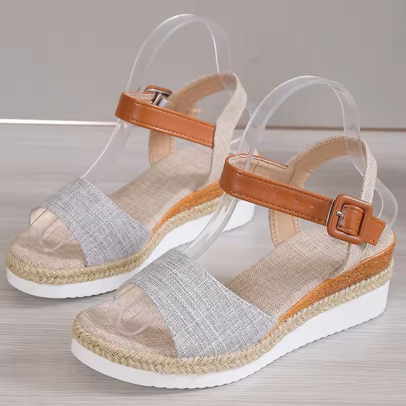 Women's Summer Wedge Sandals with Soft Sole and Elegant Design