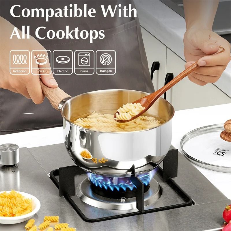 Culinary Grade Stainless Steel Saucepan System