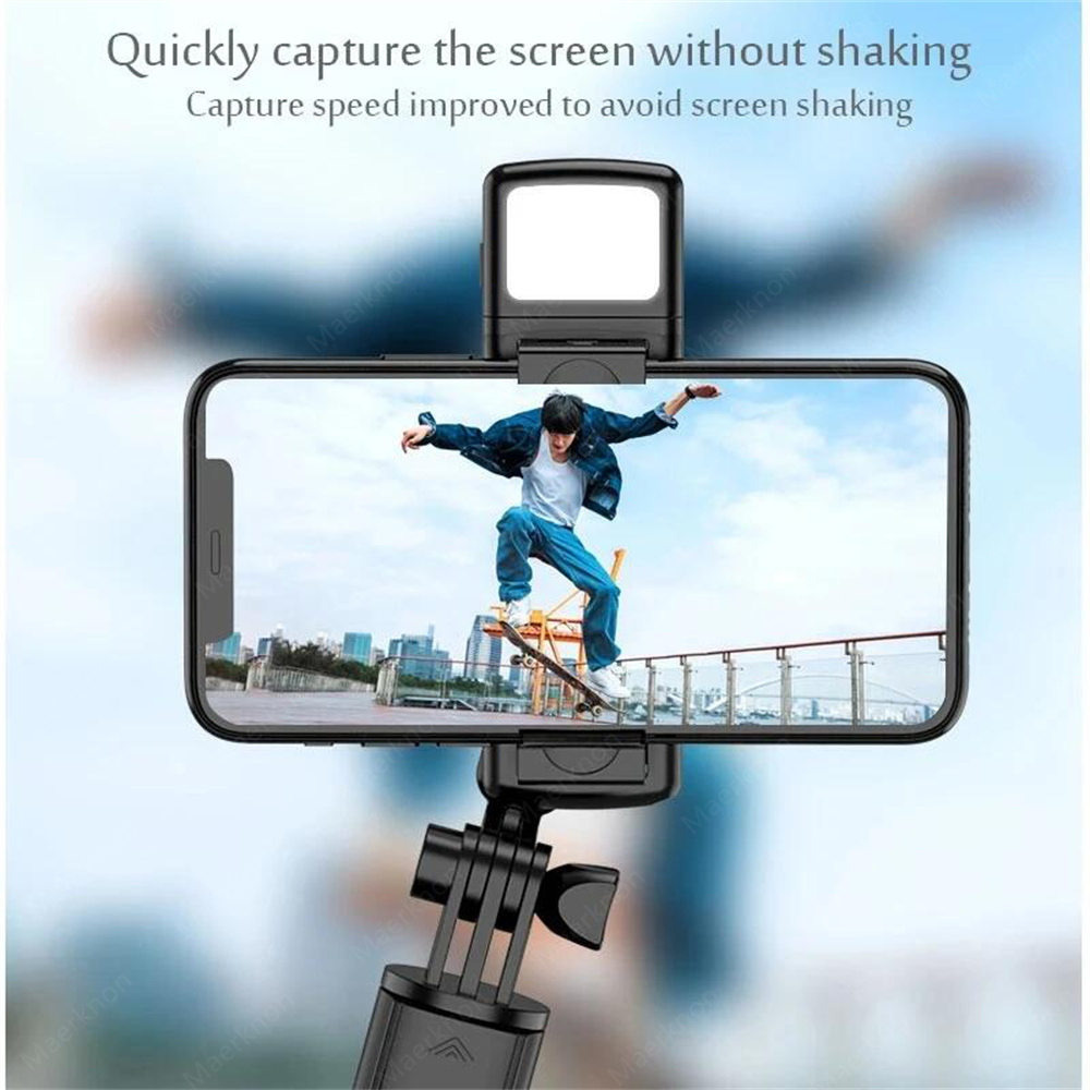 Multifunctional Bluetooth Tripod Stand with Wireless Remote Shutter and Selfie Stick Portable