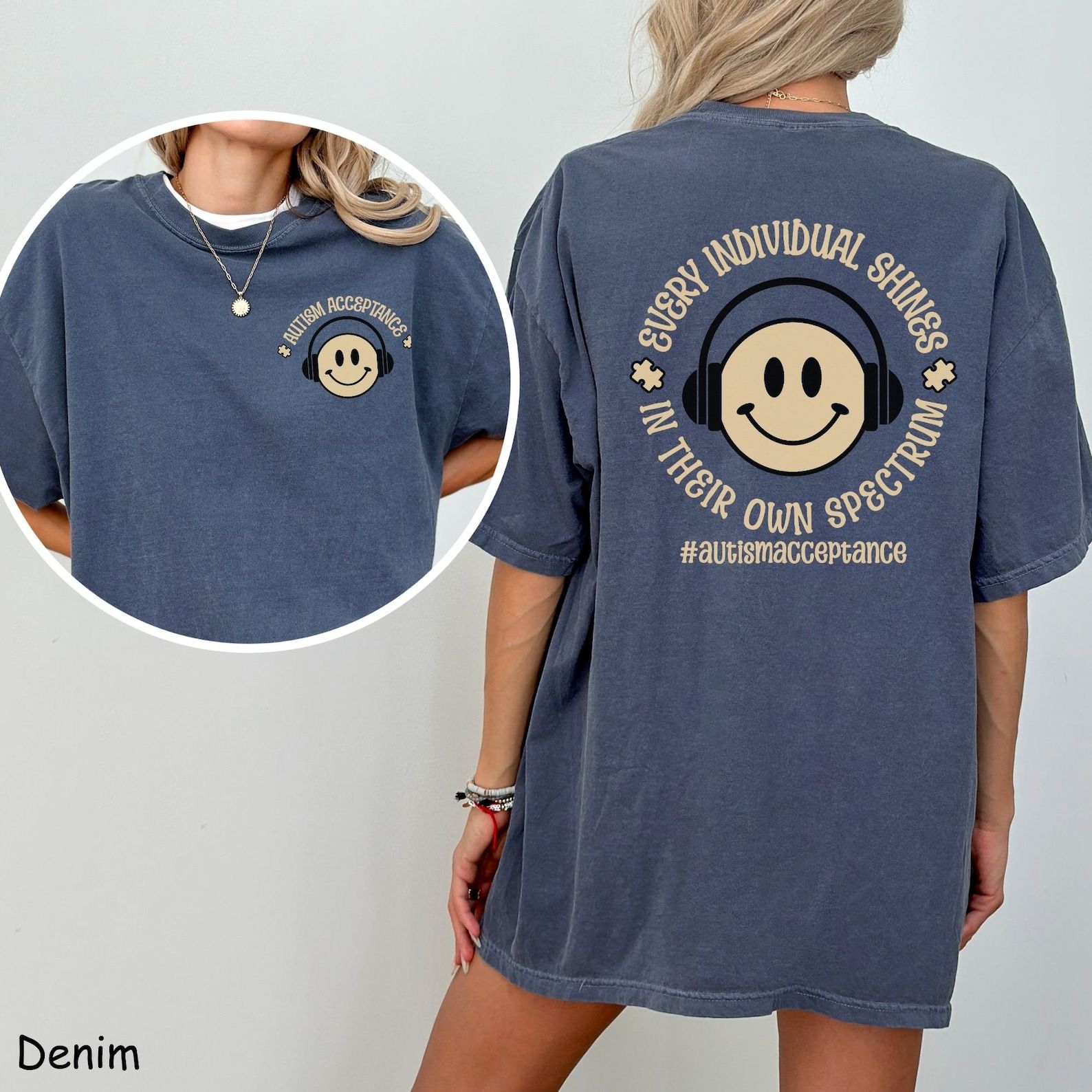 Every Individual Belongs Shirt Autism Awareness Neurodiversity Graphic Tee Gift