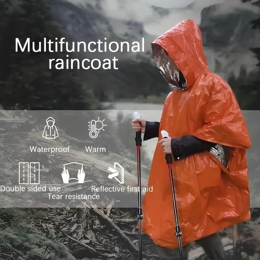Emergency Thermal Survival Poncho