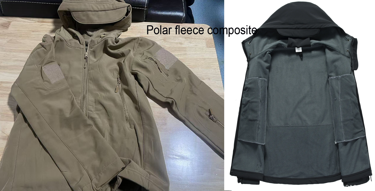 Men's Winter Softshell Fleece Jacket Windproof Outdoor Hiking Hunting Thermal Coat