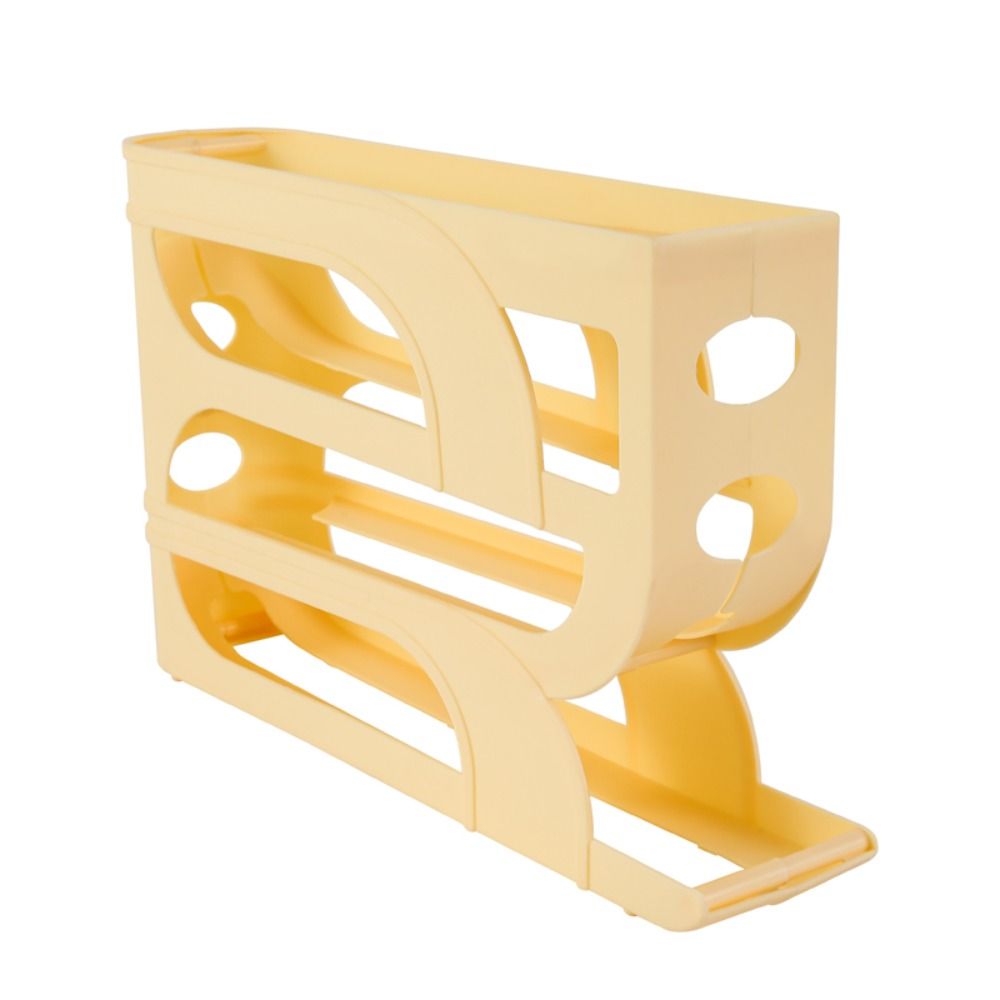 Automatic Egg Roller Rack Large Capacity Refrigerator Egg Organizer