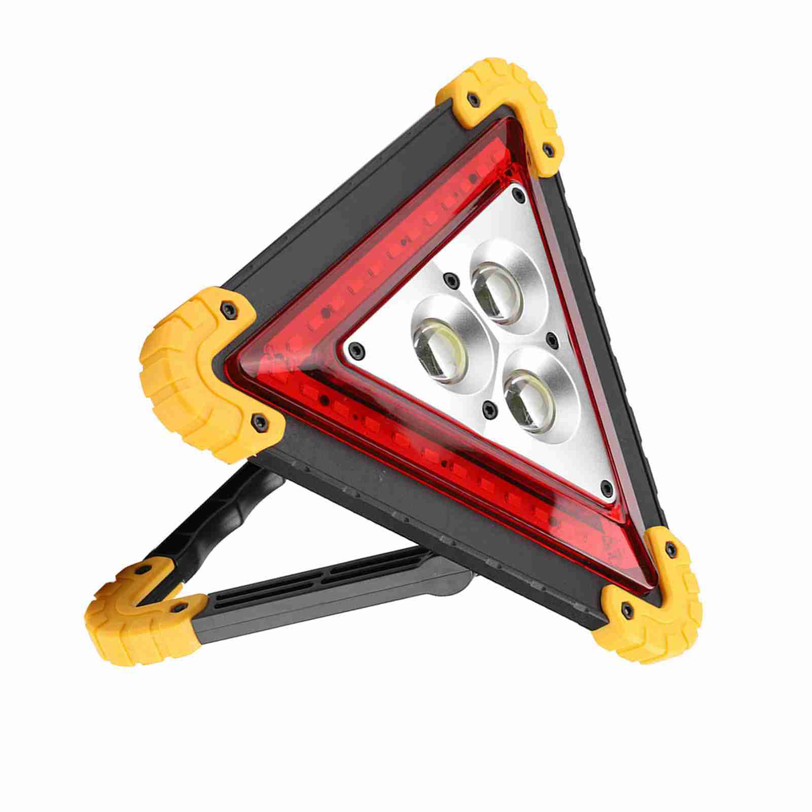 LED Triangle Light Car Stop Sign, Multifunction Car Breakdown Emergency Safety Triangle with Red LED Warning LightS