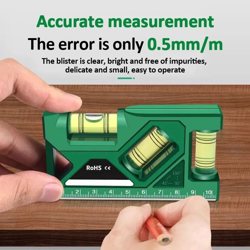 Mini Magnetic Level Gauge High Precision Pocket Measurement Tool