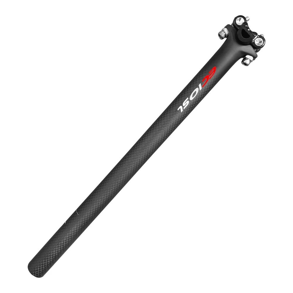 Matte Carbon Bicycle Seatpost 3K 272 308 316 x 350 400 mm